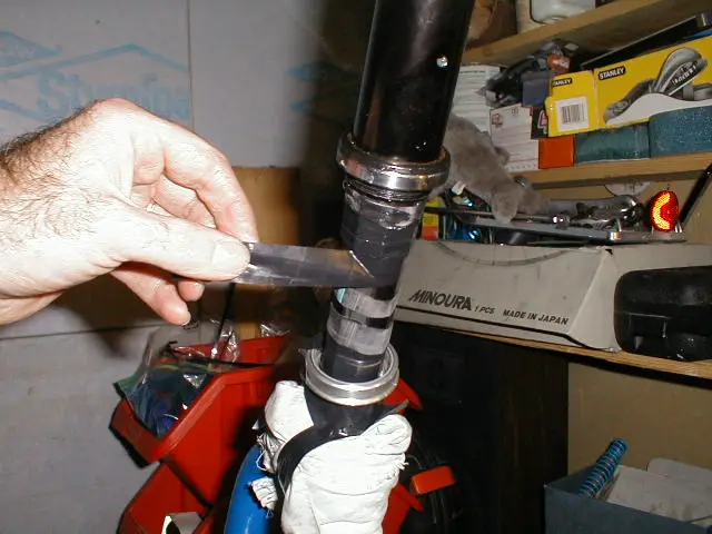 installing bearings removing tape