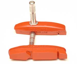 Kool Stop Brake Shoe Road Holder Dura Type W/Hardware Dual-Compound Pad