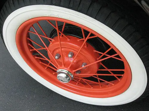 Model A Ford wheel