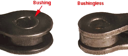 chain links photo with and without bushings