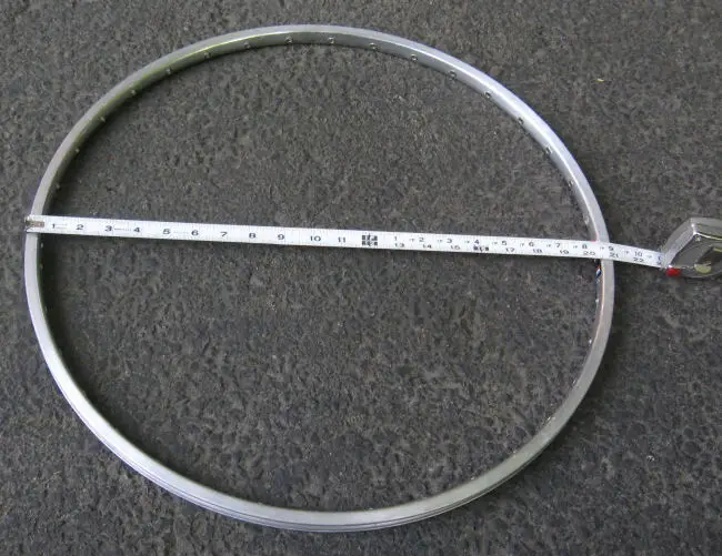 Measuring rim diameter