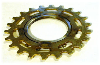 modified sprocket, view from outside