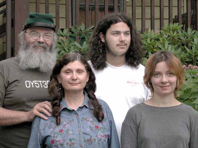 Sheldon Brown, Harriet Fell, George Brown, Tova Brown July 27, 2002