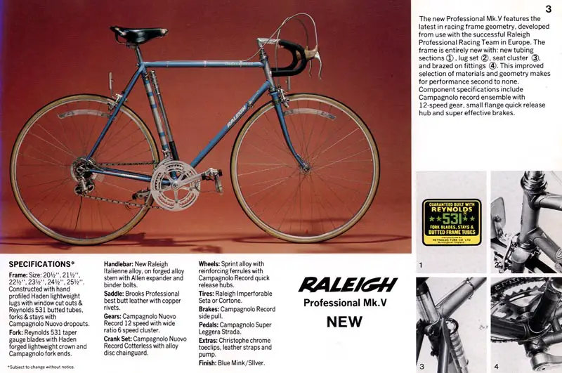 1976 Raleigh Professional