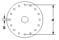 Hub flange dimensions